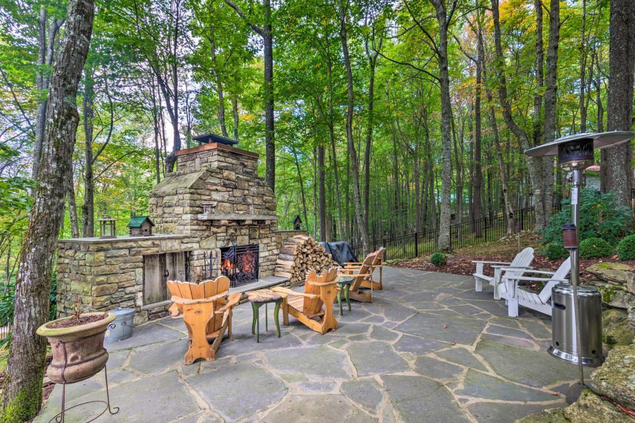 Stunning Beech Mountain Cabin With Porch And Hearth Exterior photo